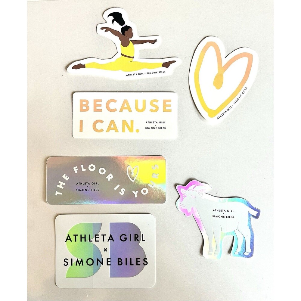 Simone Biles X Athleta Girl Sticker Set Of 6